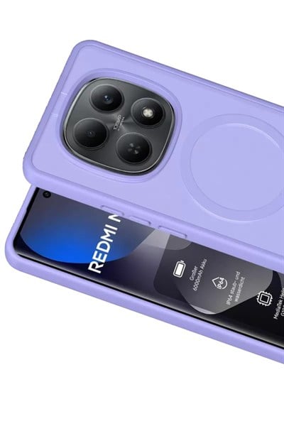 Mey İthalat®   Redmi Note 15 Pro 5G Jota Magsafe Kapak - Lila