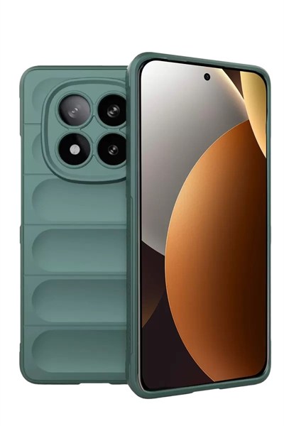 Mey İthalat®   Redmi Note 15 Pro 5G Optimum Silikon - Koyu Yeşil