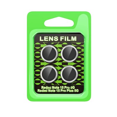 Mey İthalat®   Redmi Note 15 Pro 5G Raze Metal Kamera Lens - Gümüş