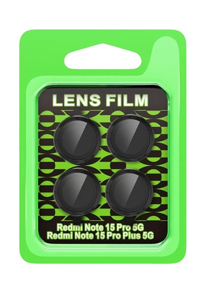 Mey İthalat®   Redmi Note 15 Pro 5G Raze Metal Kamera Lens - Siyah