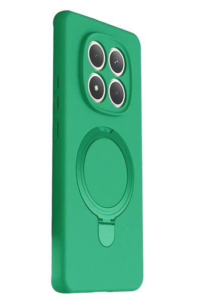 Mey İthalat®   Redmi Note 15 Pro 5G Regal Magsafe Standlı Kapak - Yeşil