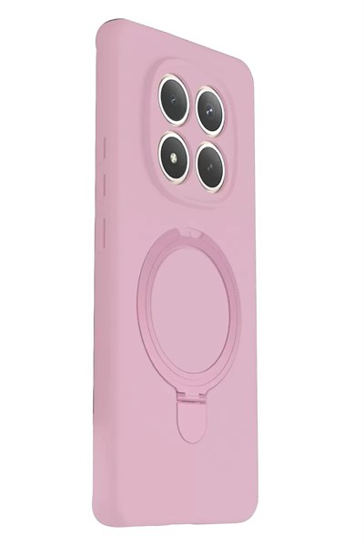 Mey İthalat®   Redmi Note 15 Pro 5G Regal Magsafe Standlı Kapak - Açık Pembe
