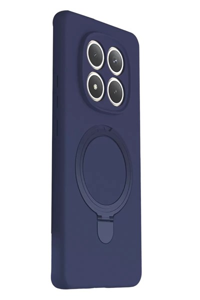Mey İthalat®   Redmi Note 15 Pro 5G Regal Magsafe Standlı Kapak - Lacivert