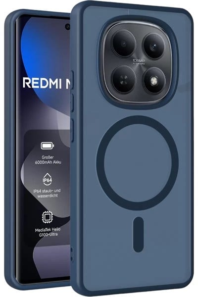 Mey İthalat®   Redmi Note 15 Pro Plus 5G Jota Magsafe Kapak - Lacivert