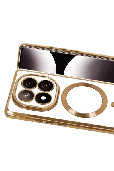 Mey İthalat®   Redmi Note 15 Pro Plus 5G Kross Magneticsafe Kapak - Gold