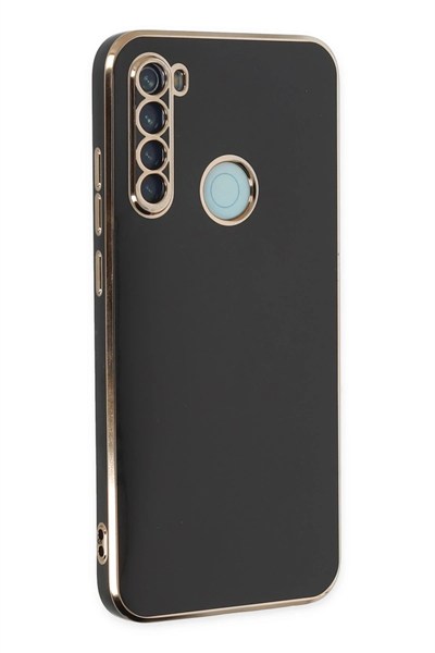 Mey İthalat®   Redmi Note 8 Kılıf Volet Silikon - Siyah