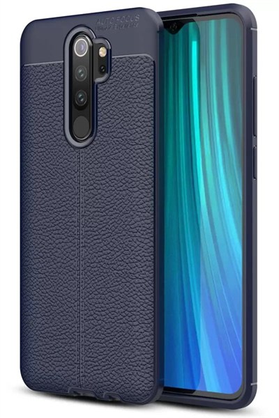 Mey İthalat®   Redmi Note 8 Pro Kılıf Auto Focus Kapak - Lacivert