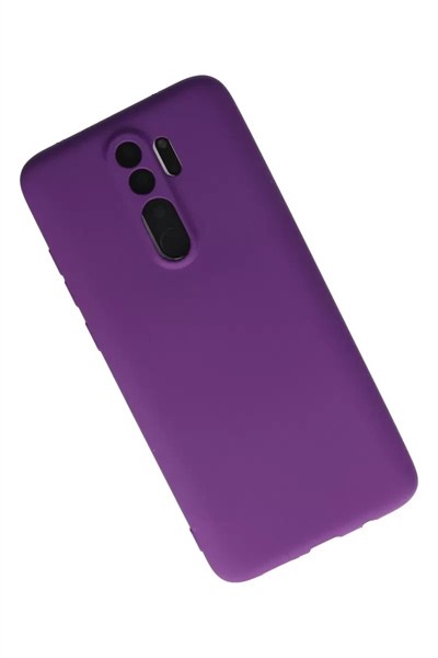 Mey İthalat®   Redmi Note 8 Pro Kılıf First Silikon - Mor