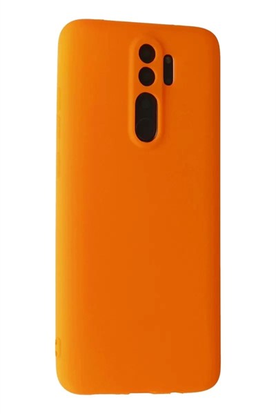 Mey İthalat®   Redmi Note 8 Pro Kılıf First Silikon - Turuncu