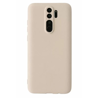 Mey İthalat®   Redmi Note 8 Pro Kılıf First Silikon - Krem