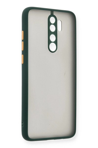 Mey İthalat®   Redmi Note 8 Pro Kılıf Montreal Silikon Kapak - Yeşil