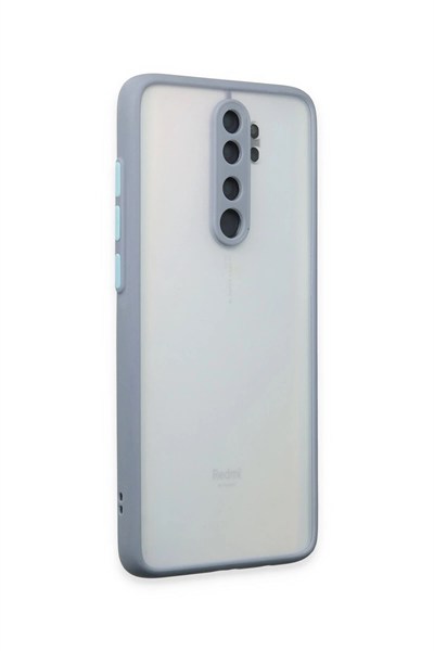 Mey İthalat®   Redmi Note 8 Pro Kılıf Montreal Silikon Kapak - Gri