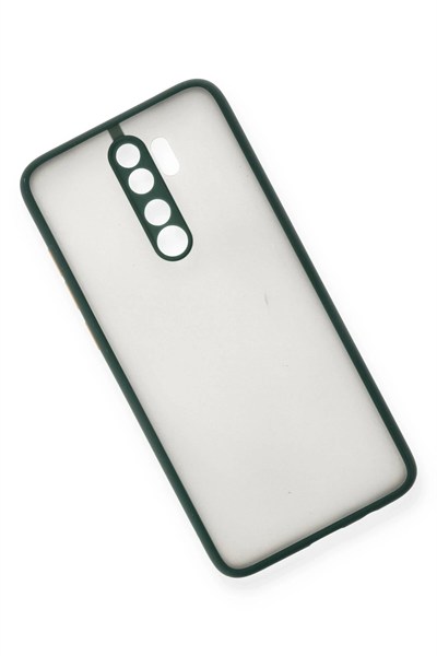 Mey İthalat®   Redmi Note 8 Pro Kılıf Montreal Silikon Kapak - Yeşil