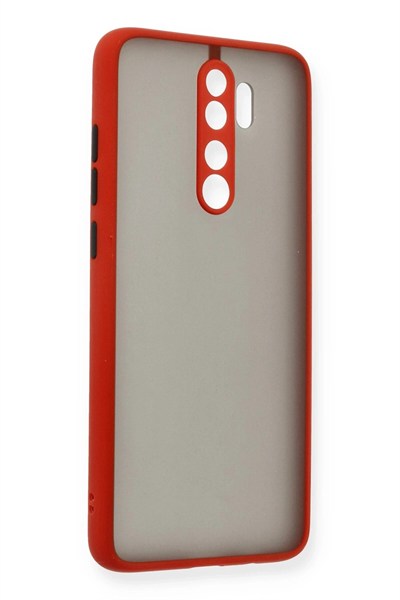 Mey İthalat®   Redmi Note 8 Pro Kılıf Montreal Silikon Kapak - Kırmızı