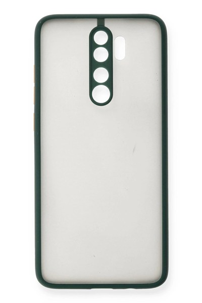 Mey İthalat®   Redmi Note 8 Pro Kılıf Montreal Silikon Kapak - Yeşil