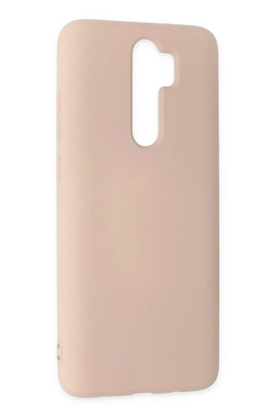 Mey İthalat®   Redmi Note 8 Pro Kılıf Nano içi Kadife Silikon - Pudra