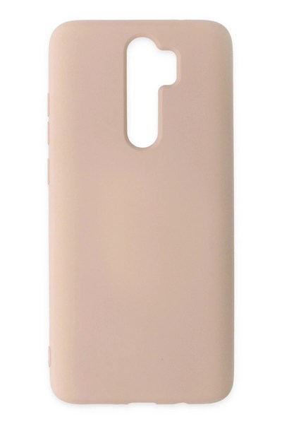 Mey İthalat®   Redmi Note 8 Pro Kılıf Nano içi Kadife Silikon - Pudra