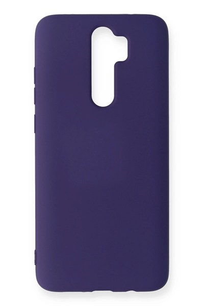 Mey İthalat®   Redmi Note 8 Pro Kılıf Nano içi Kadife Silikon - Mor