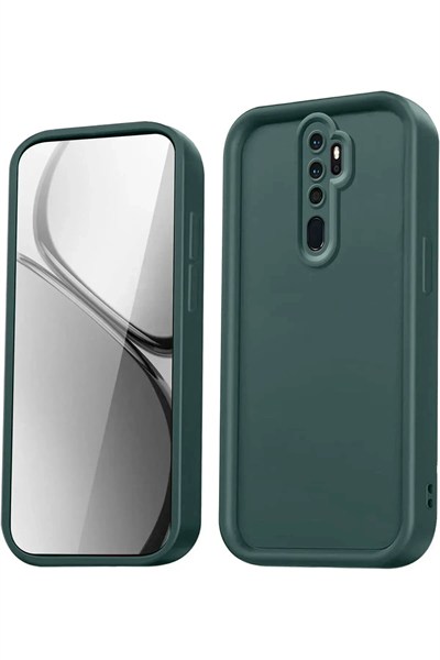 Mey İthalat®   Redmi Note 8 Pro Kılıf Viera Silikon - Koyu Yeşil