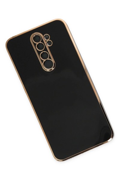 Mey İthalat®   Redmi Note 8 Pro Kılıf Volet Silikon - Siyah