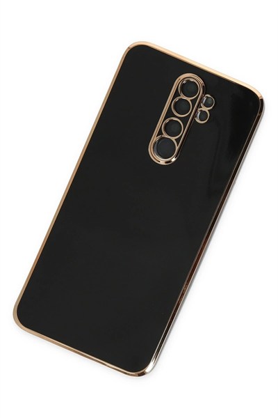 Mey İthalat®   Redmi Note 8 Pro Kılıf Volet Silikon - Siyah