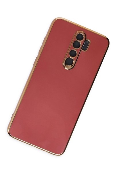 Mey İthalat®   Redmi Note 8 Pro Kılıf Volet Silikon - Kırmızı