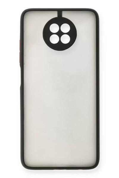 Mey İthalat®   Redmi Note 9 5G Kılıf Montreal Silikon Kapak - Siyah