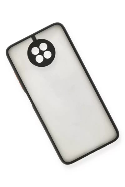 Mey İthalat®   Redmi Note 9 5G Kılıf Montreal Silikon Kapak - Siyah