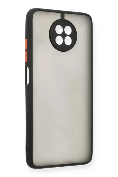 Mey İthalat®   Redmi Note 9 5G Kılıf Montreal Silikon Kapak - Siyah