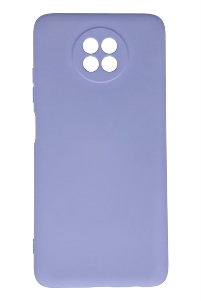 Mey İthalat®   Redmi Note 9 5G Kılıf Nano içi Kadife Silikon - Lila