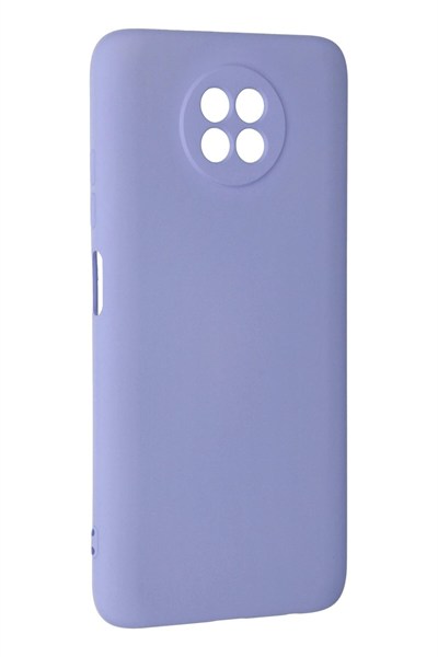Mey İthalat®   Redmi Note 9 5G Kılıf Nano içi Kadife Silikon - Lila