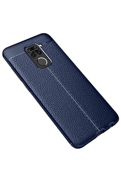 Mey İthalat®   Redmi Note 9 Kılıf Auto Focus Kapak - Lacivert