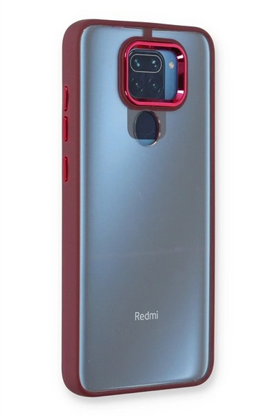 Mey İthalat®   Redmi Note 9 Kılıf Dora Kapak - Kırmızı