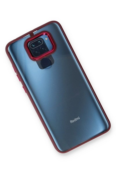Mey İthalat®   Redmi Note 9 Kılıf Dora Kapak - Kırmızı