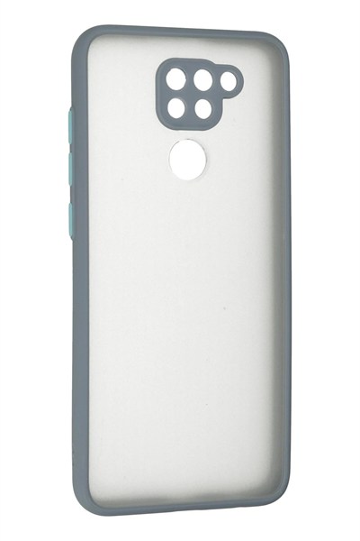 Mey İthalat®   Redmi Note 9 Kılıf Montreal Silikon Kapak - Gri