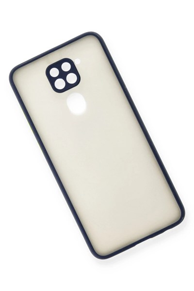 Mey İthalat®   Redmi Note 9 Kılıf Montreal Silikon Kapak - Lacivert
