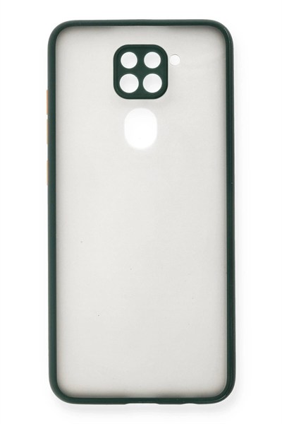 Mey İthalat®   Redmi Note 9 Kılıf Montreal Silikon Kapak - Yeşil