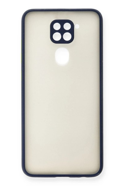 Mey İthalat®   Redmi Note 9 Kılıf Montreal Silikon Kapak - Lacivert