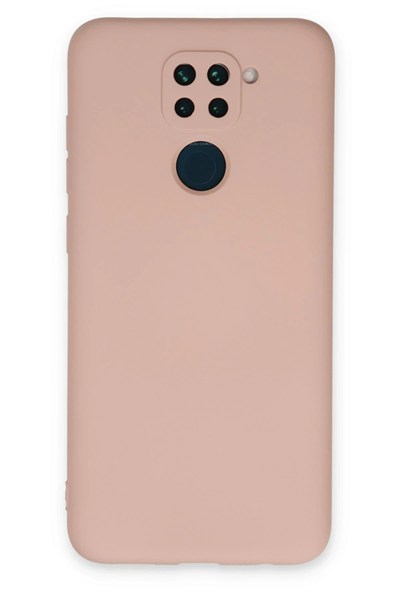 Mey İthalat®   Redmi Note 9 Kılıf Nano içi Kadife Silikon - Pudra