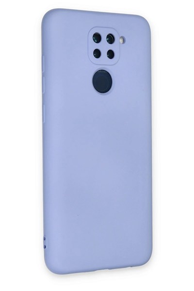 Mey İthalat®   Redmi Note 9 Kılıf Nano içi Kadife Silikon - Lila
