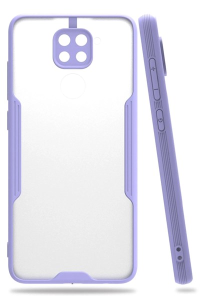 Mey İthalat®   Redmi Note 9 Kılıf Platin Silikon - Lila