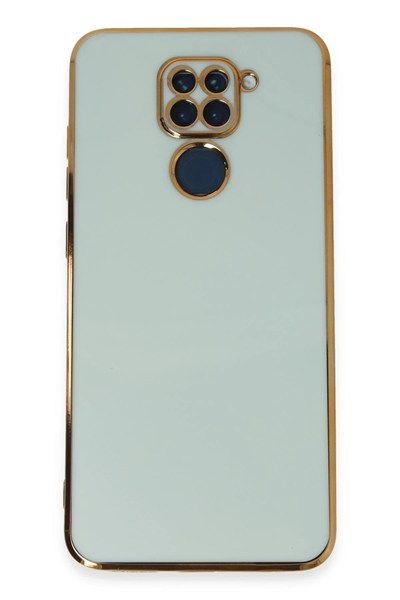 Mey İthalat®   Redmi Note 9 Kılıf Volet Silikon - Açık Yeşil