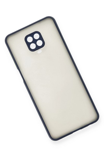 Mey İthalat®   Redmi Note 9 Pro Kılıf Montreal Silikon Kapak - Lacivert