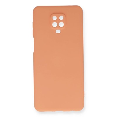 Mey İthalat®   Redmi Note 9 Pro Kılıf Nano içi Kadife Silikon - Turuncu