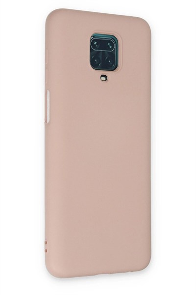 Mey İthalat®   Redmi Note 9 Pro Kılıf Nano içi Kadife Silikon - Pudra