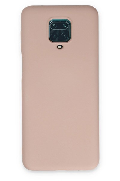 Mey İthalat®   Redmi Note 9 Pro Kılıf Nano içi Kadife Silikon - Pudra