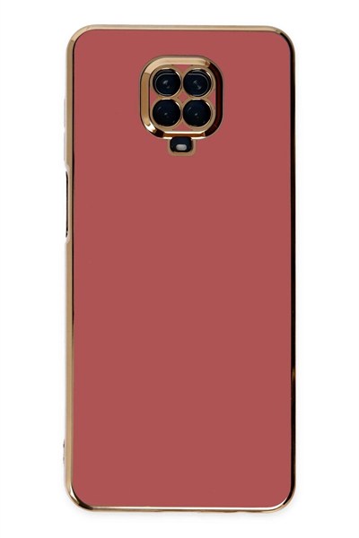 Mey İthalat®   Redmi Note 9 Pro Kılıf Volet Silikon - Kırmızı