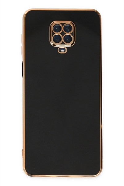 Mey İthalat®   Redmi Note 9 Pro Kılıf Volet Silikon - Siyah