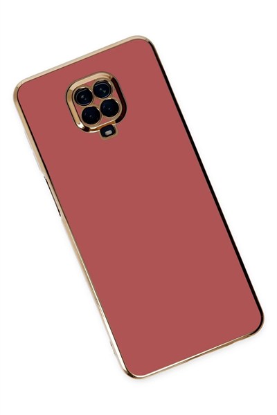 Mey İthalat®   Redmi Note 9 Pro Kılıf Volet Silikon - Kırmızı