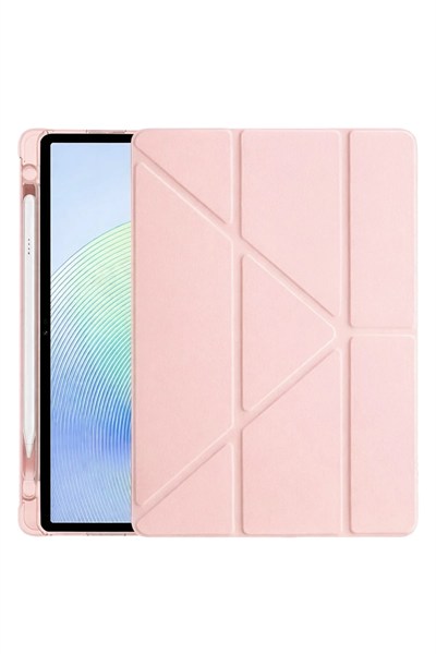 Mey İthalat®   Redmi Pad 2 Kalemlikli Mars Tablet Kılıfı - Rose Gold